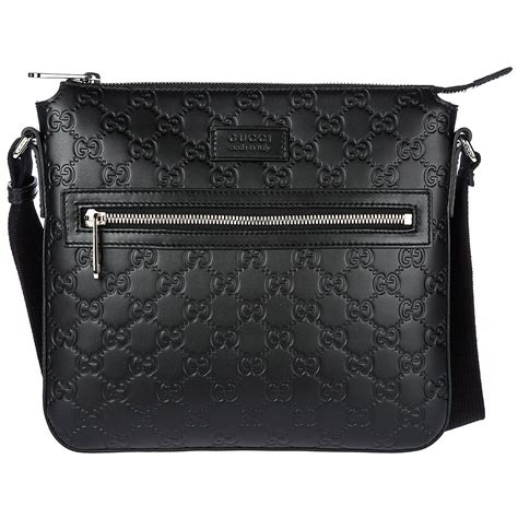 black gucci monogram bag|gucci black embossed bag.